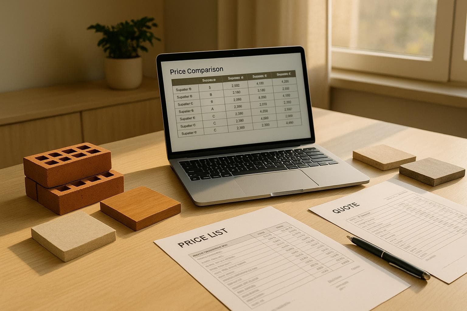 Como Comparar Preços de Fornecedores de Construção