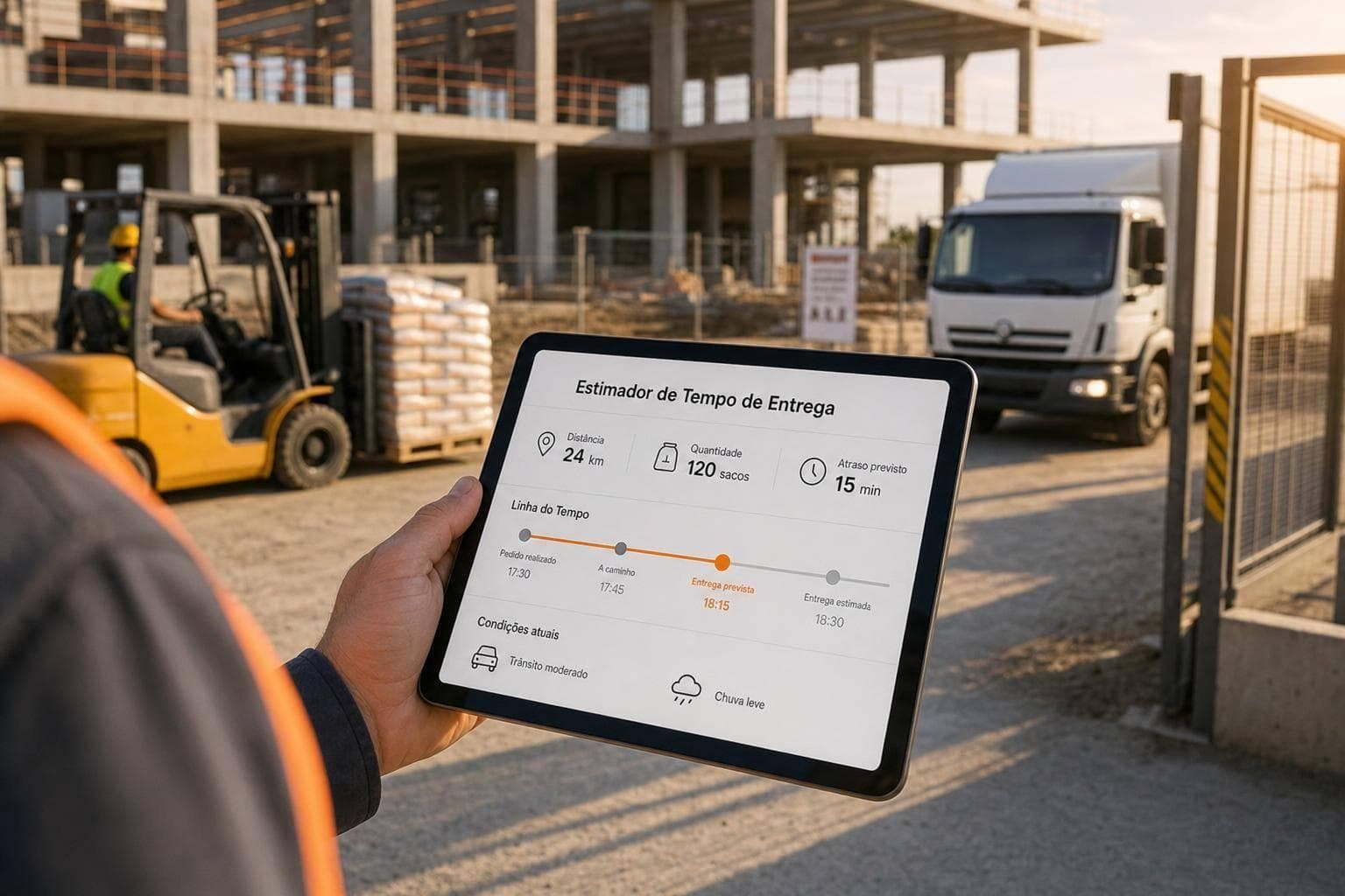 Estimador de Tempo de Entrega na Construção